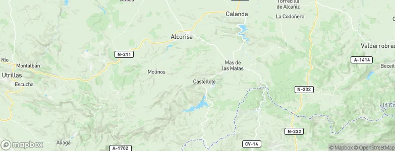 Seno, Spain Map