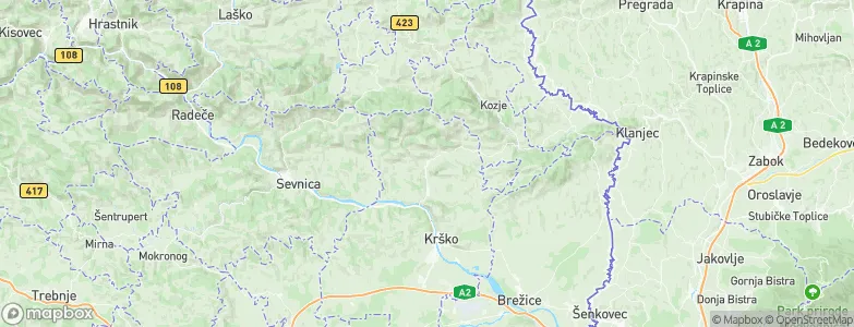 Senovo, Slovenia Map