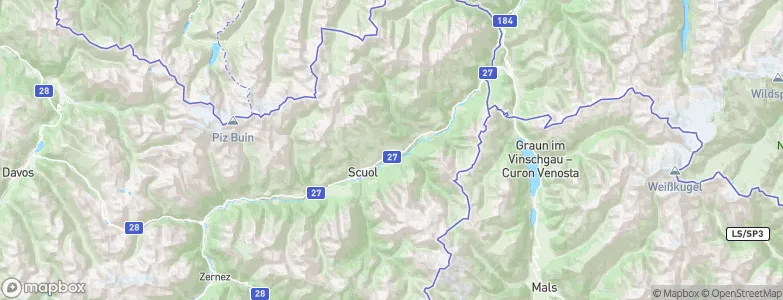 Sent, Switzerland Map