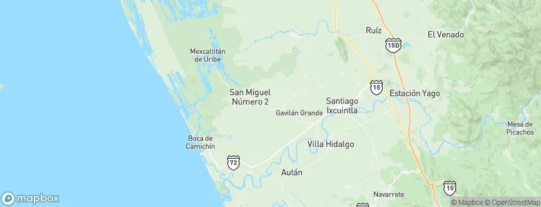 Sentispac, Mexico Map