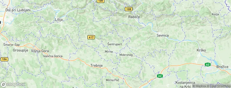 Šentrupert, Slovenia Map