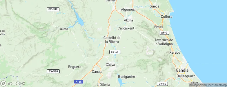 Senyera, Spain Map