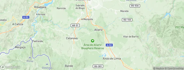 Seoane, Spain Map