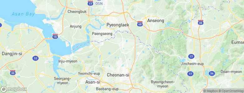 Seonghwan, South Korea Map