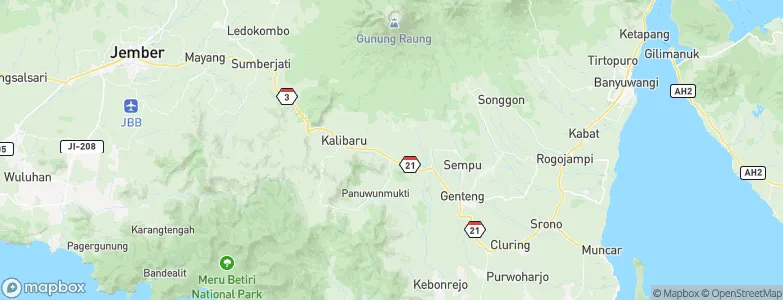 Sepanjang, Indonesia Map