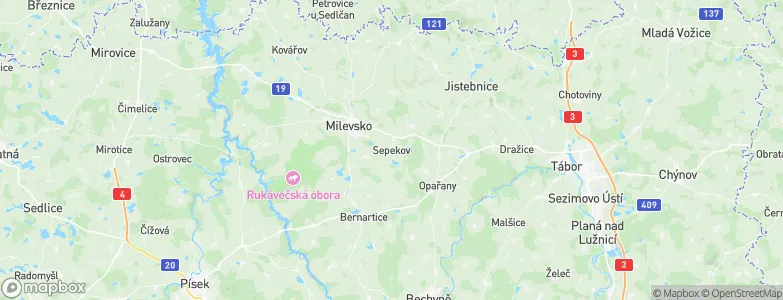 Sepekov, Czechia Map