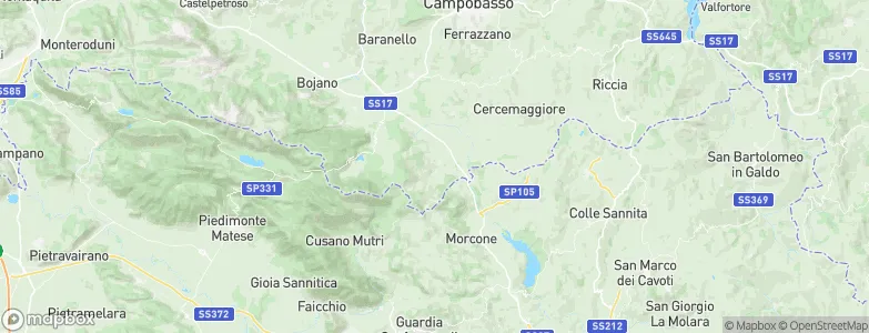 Sepino, Italy Map