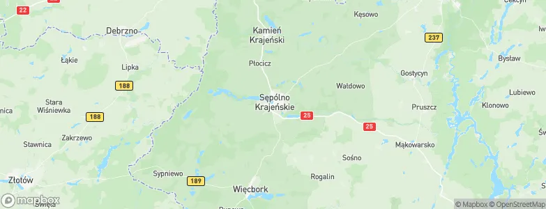 Sępólno Krajeńskie, Poland Map