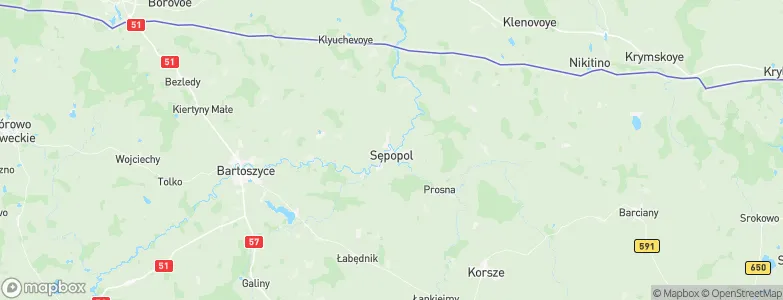 Sępopol, Poland Map