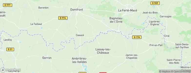 Sept-Forges, France Map