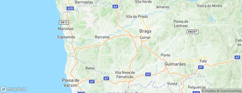 Sequeade, Portugal Map