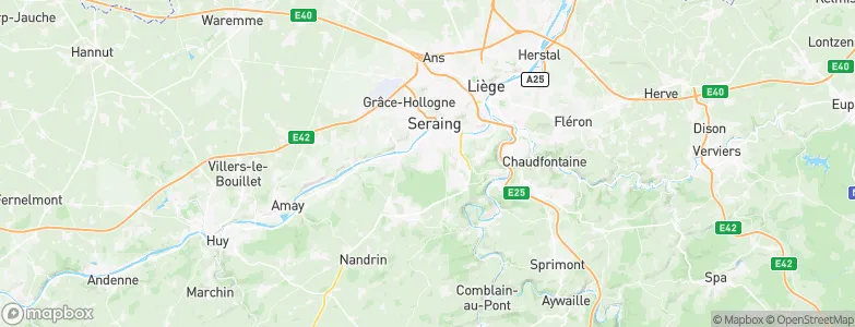 Seraing, Belgium Map
