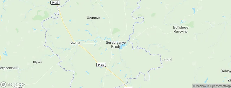 Serebryanyye Prudy, Russia Map