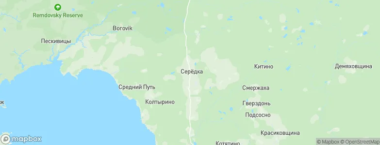 Seredka, Russia Map