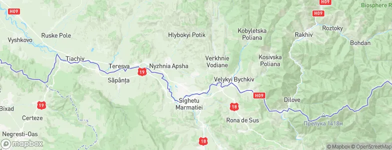 Serednye Vodyane, Ukraine Map