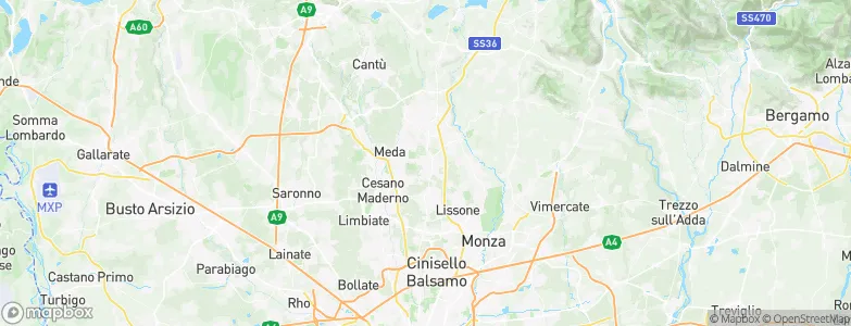 Seregno, Italy Map