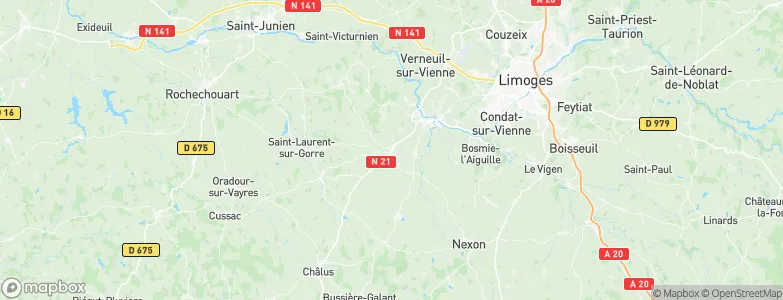 Séreilhac, France Map