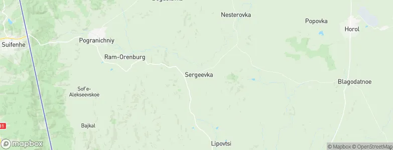 Sergeyevka, Russia Map
