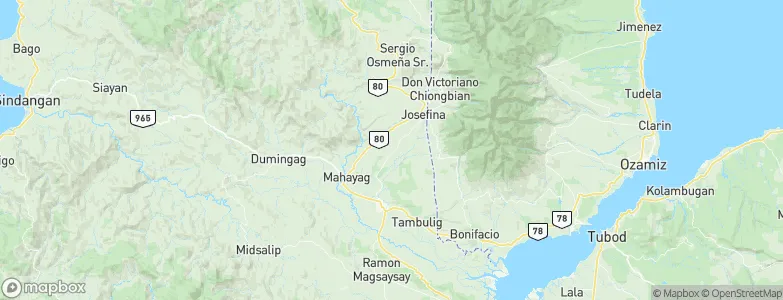 Sergio Osmeña Sr, Philippines Map