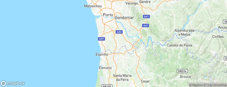 Sermonde, Portugal Map