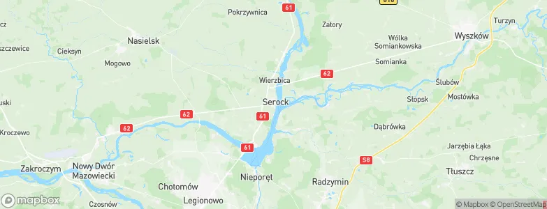 Serock, Poland Map