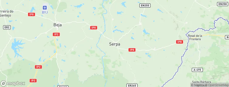 Serpa, Portugal Map