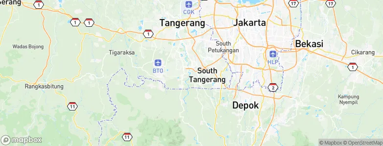 Serpong, Indonesia Map