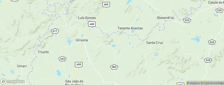 Serra Branca, Brazil Map