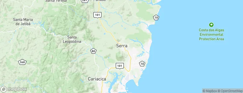 Serra, Brazil Map