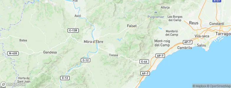 Serra de Almós, Spain Map