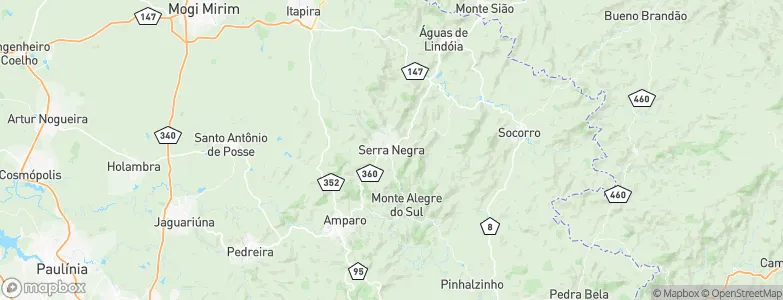 Serra Negra, Brazil Map