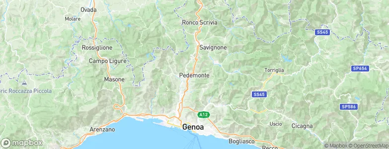 Serra Riccò, Italy Map