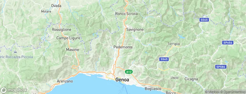 Serra Riccò, Italy Map
