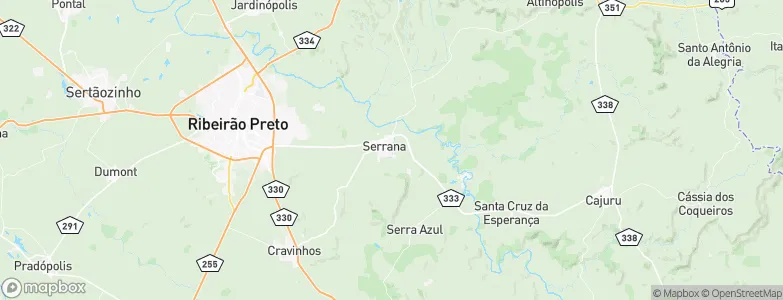 Serrana, Brazil Map