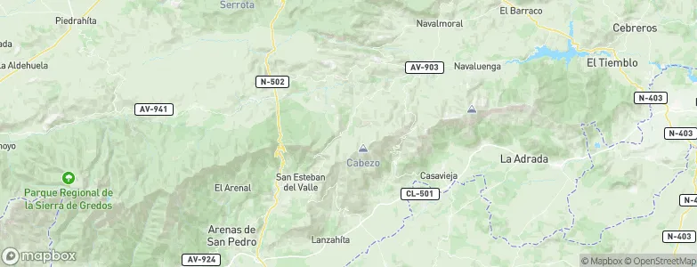 Serranillos, Spain Map