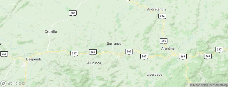 Serranos, Brazil Map