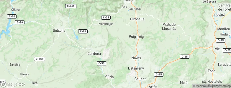 Serrateix, Spain Map