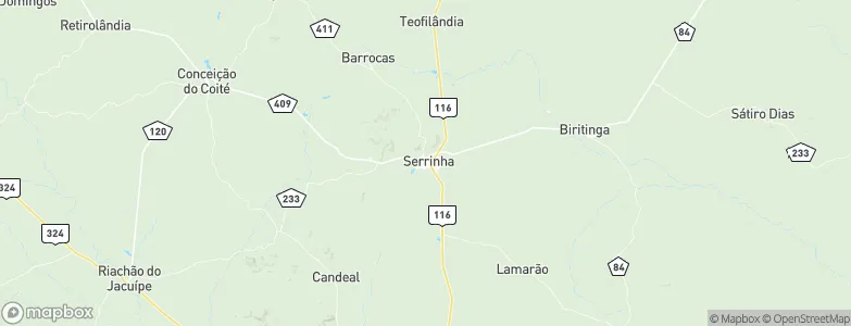Serrinha, Brazil Map