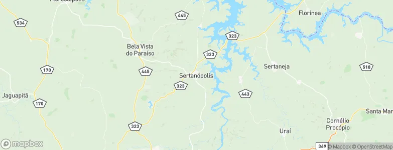 Sertanópolis, Brazil Map
