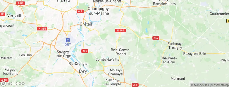 Servon, France Map