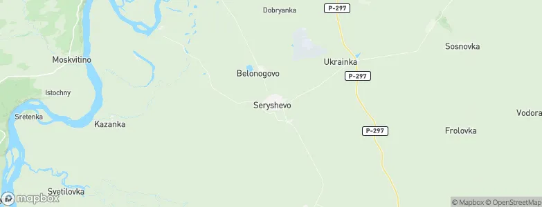 Seryshevo, Russia Map