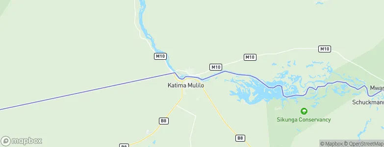 Sesheke, Zambia Map
