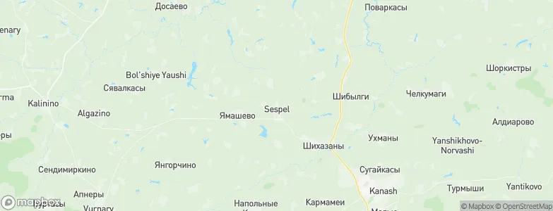 Sespel’, Russia Map