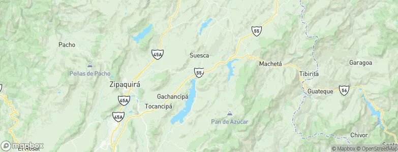 Sesquilé, Colombia Map