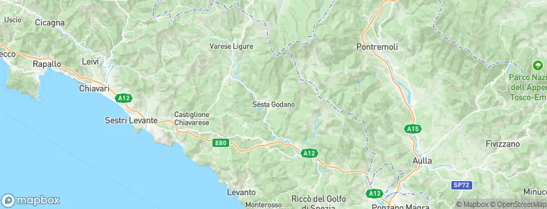 Sesta Godano, Italy Map