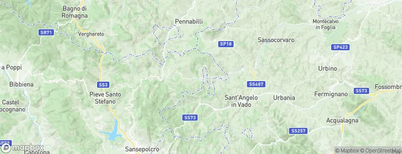 Sestino, Italy Map