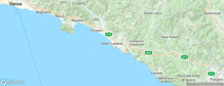 Sestri Levante, Italy Map