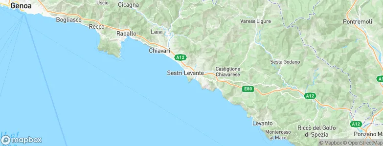 Sestri Levante, Italy Map