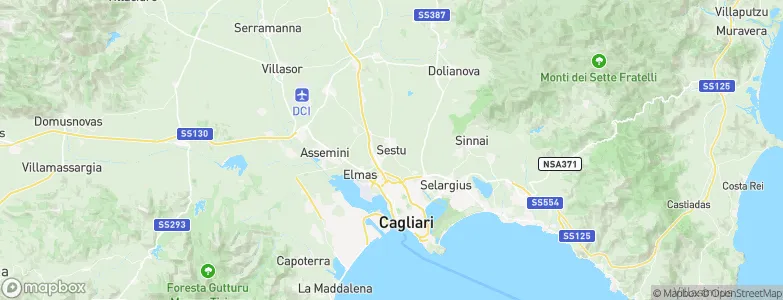 Sestu, Italy Map