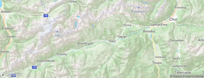 Seth, Switzerland Map